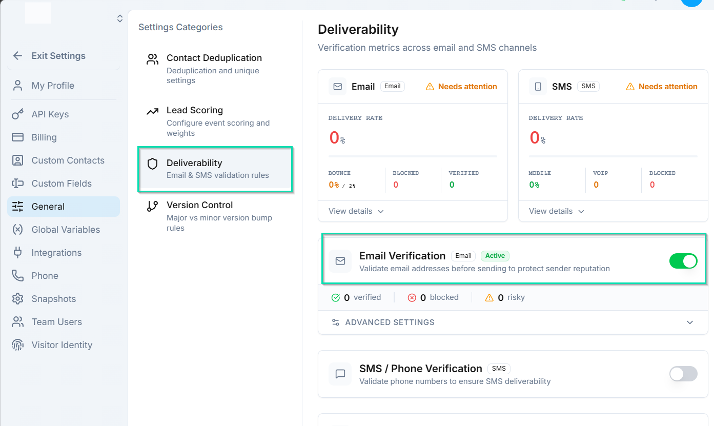 Email Verification